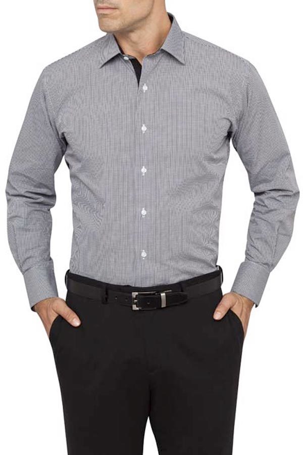 Van Heusen European Cut Micro Check - Mens - Image 2